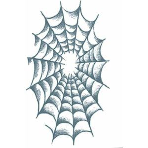 Tinsley Transfers Spider Web Elbow Temporary Tattoo Costume Accessory FX